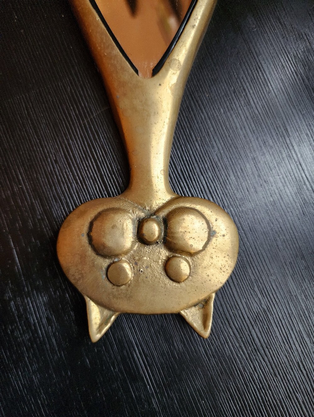Vintage MCM Cat Wall Mirror - Picture 6 of 8